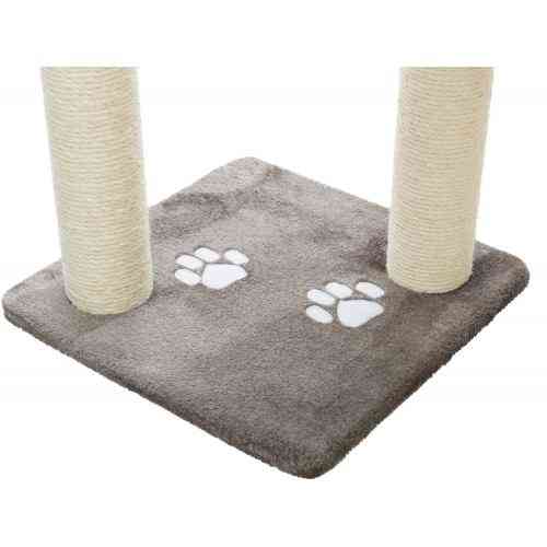 Дряпка-комплекс Trixie Altea для котів з іграшкою на мотузці сизаль/плюш сіра 40х40х117 см Київ