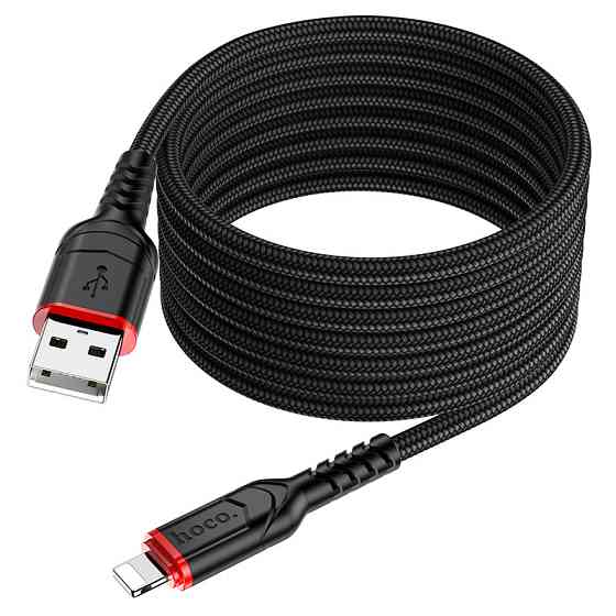 Кабель Hoco X59 Victory charging data cable iP(L=2M) Black Одесса