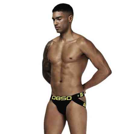 Мужские трусы джоки XXL черно+желтый Киев