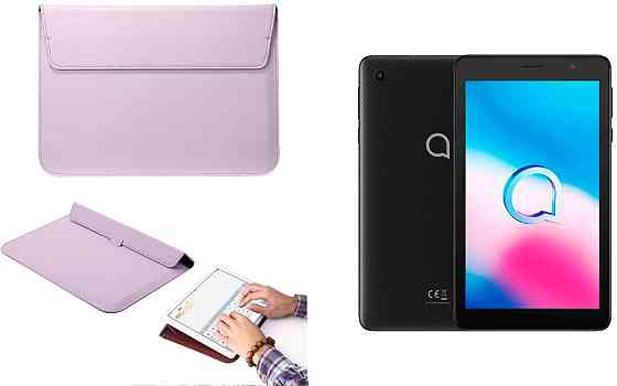 Чехол-конверт VitoCase для Alcatel 1T 7 4G (9013X), с функцией подставки для планшета Фиолетовый Киев