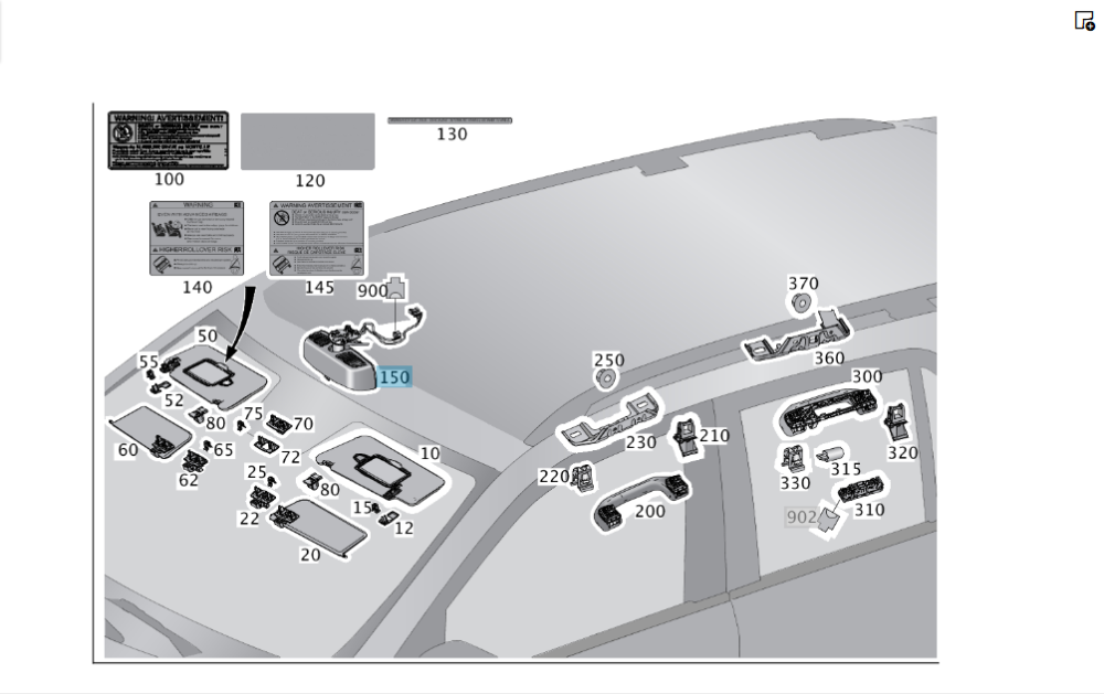 Mercedes-Benz  A1668100817 9051 Салонне дзеркало заднього виду чорне з автозатемнінням ML/GLE W166 GL/GLS X166 Одеса - фото 2