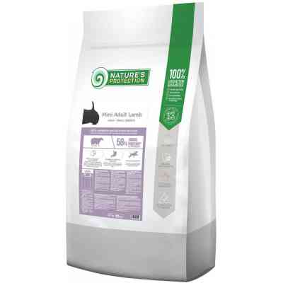 Сухой корм для собак Nature's Protection Mini Adult Lamb Small breeds 18 кг (NPB46245) Винница