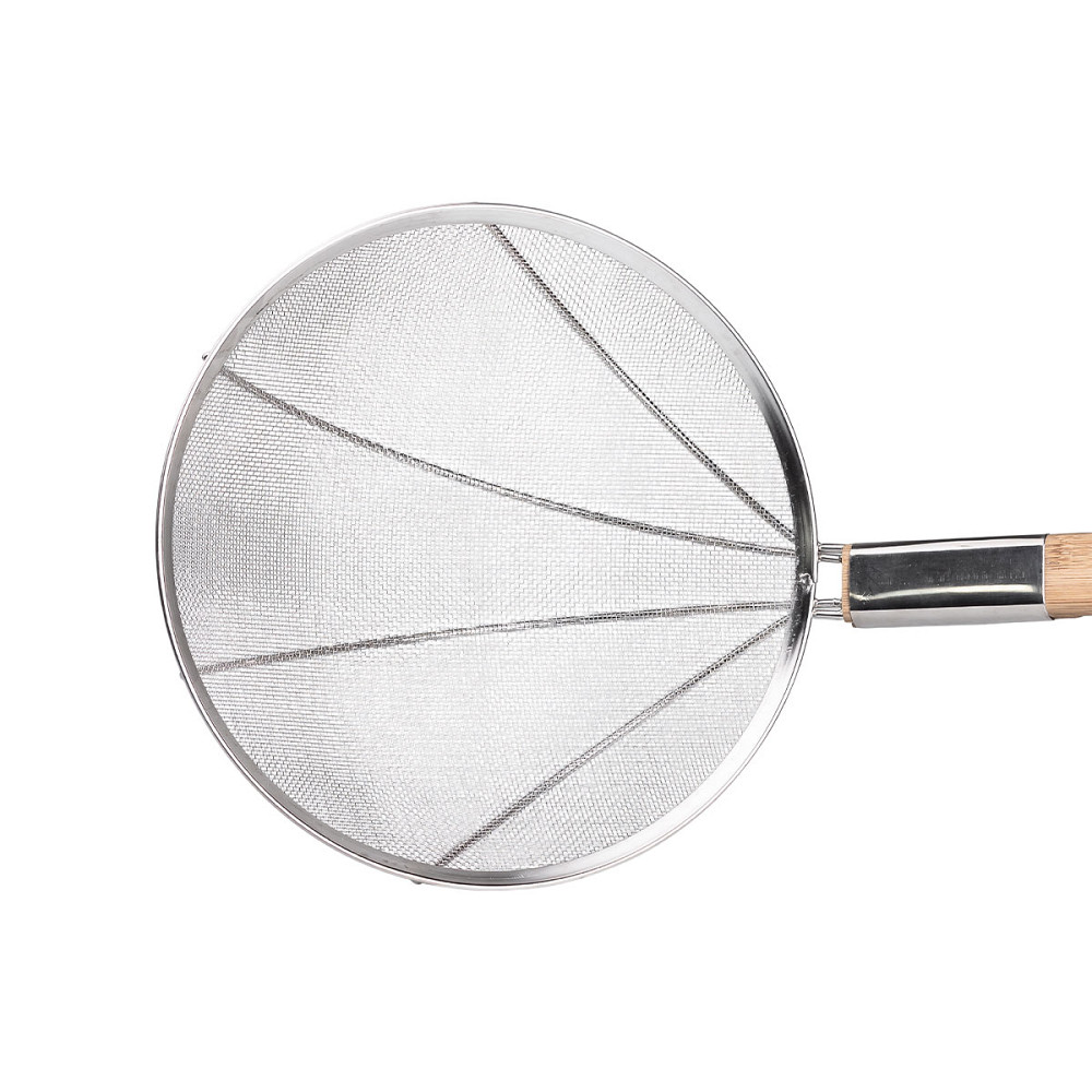 Zhongjing Шумівка "павук" з дерев'яною ручкою Ø 32 см для фритюру та вока HP-19-19-32CM Київ - фото 3