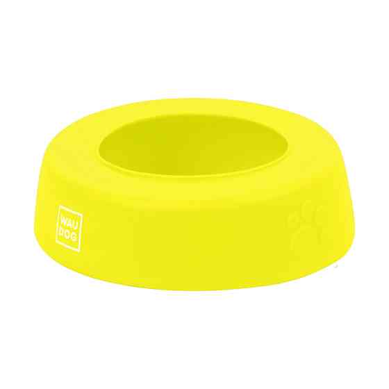 Миска-непроливайка WAUDOG Silicone 1 л жовтий Коломыя