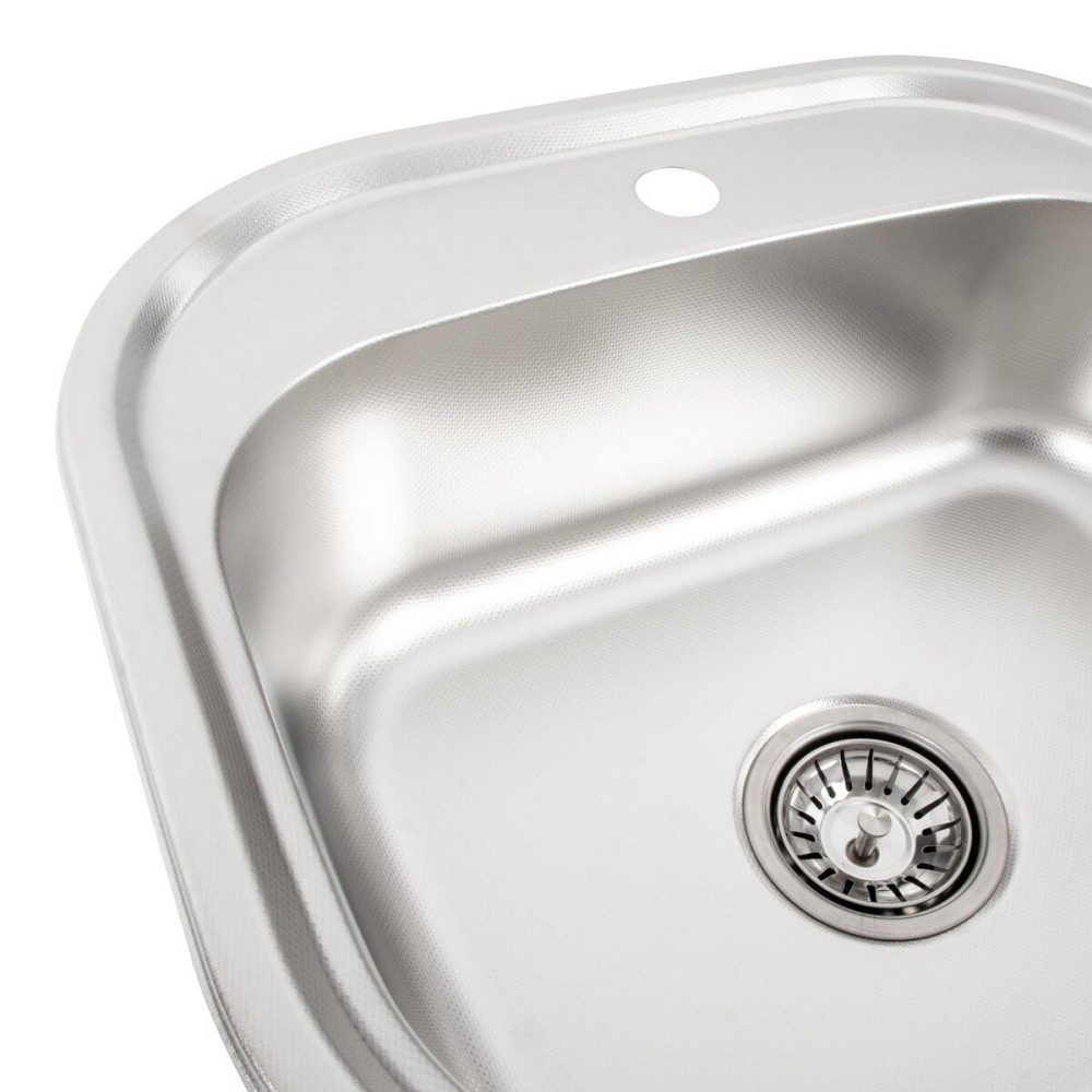 Кухонна мийка з нержавіючої сталі Valeso ДЕКОР 4947 (0,8/180 мм) Коломыя - изображение 5
