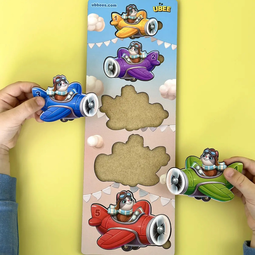 Дерев'яний дитячий сортер "Літаки більше - менше" (ПСД299) PSD299 Вінниця - фото 7