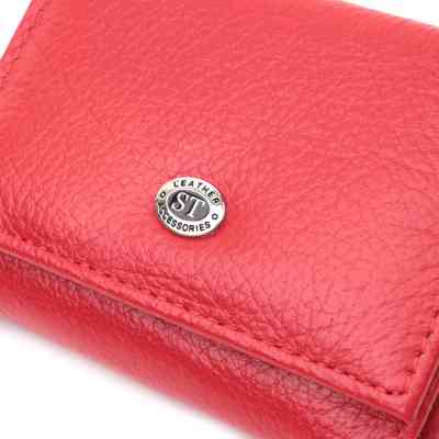Портмоне ST Leather Из натуральной кожи Красное (22729) Винница