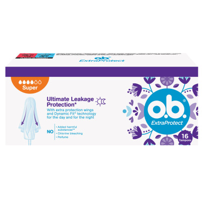 Тампони o.b. ExtraDefence Super 16 шт. (3574661467702/3574661626062) Вінниця - фото 1