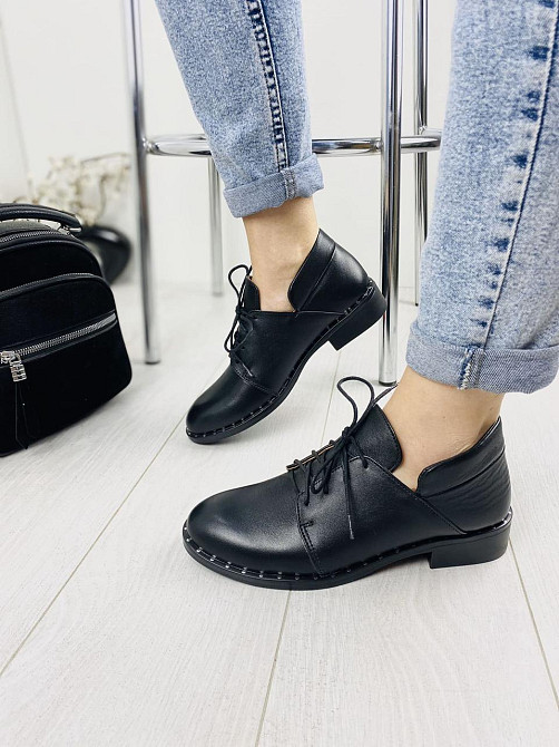 YDG-bellini Туфлі жіночі YDG-bellini 18405 чорні (весна-осінь, шкіра натуральна) (2048) лише 37 Коломия - фото 2