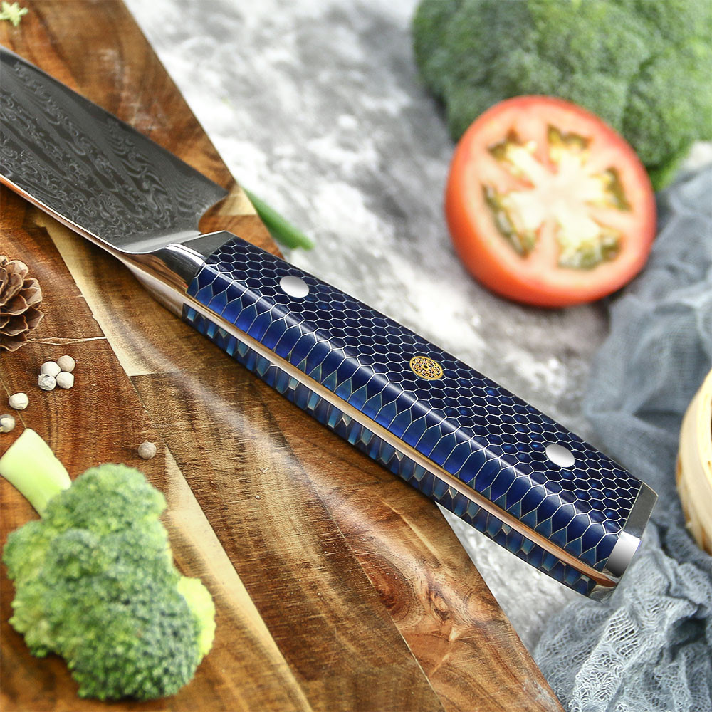 Професійний ніж Santoku 18 см із дамаської сталі GRILLI 777142 Код: 012315 Рівне - фото 5