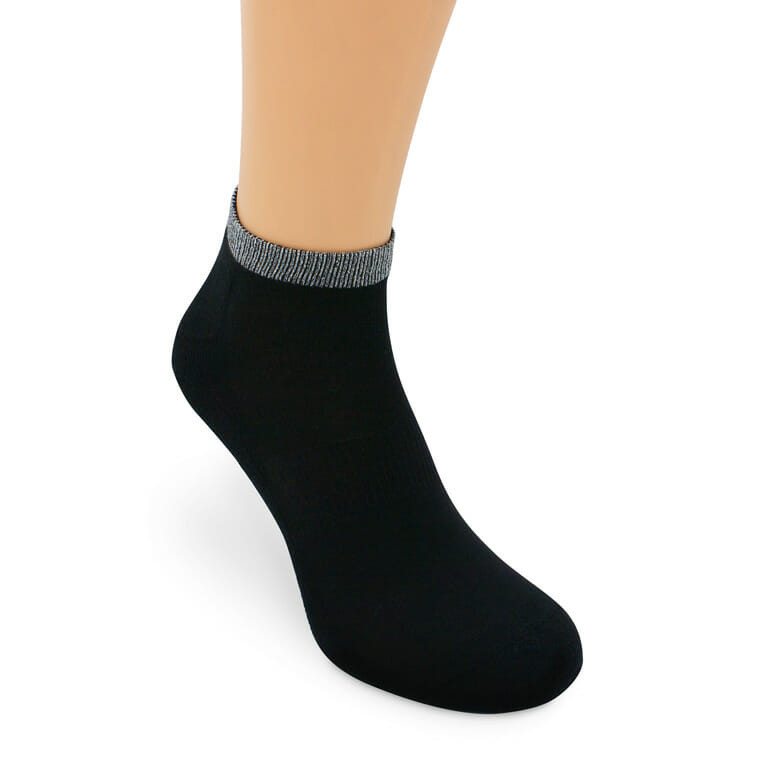 Шкарпетки зимові махрові утеплені Leo Uno Silver Низькі Чорний 35-37 Суми - фото 1