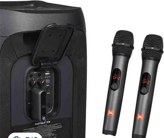 2шт мікрофонів Радіосистема JBL Partybox Wireless Microphone караоке. Харків