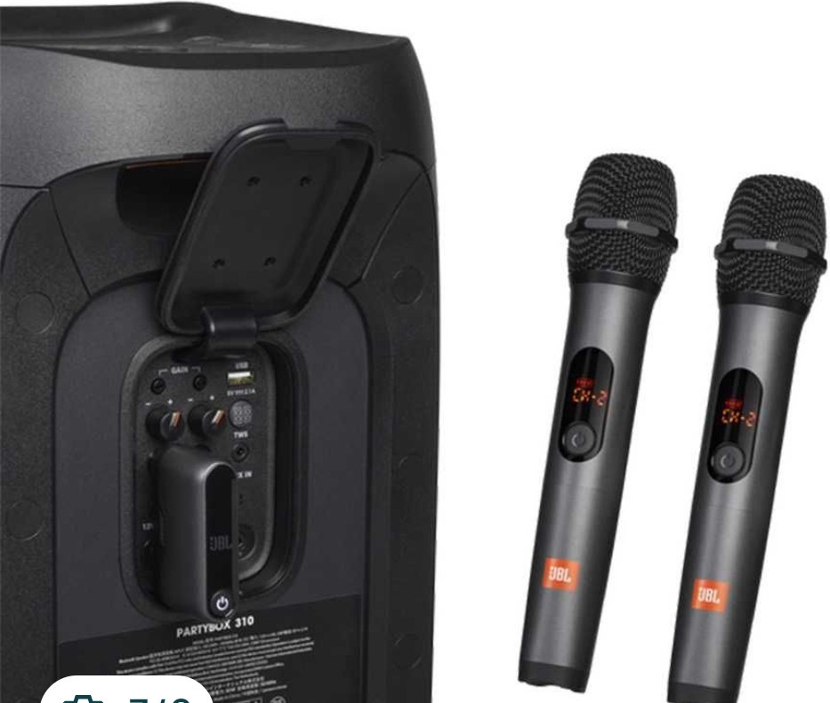2шт мікрофонів Радіосистема JBL Partybox Wireless Microphone караоке. Харків - фото 6