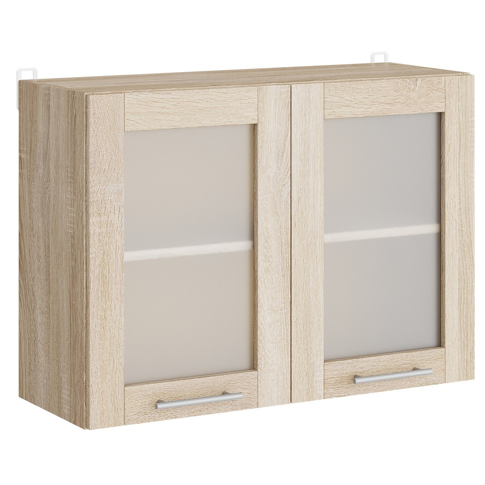 Кухонный модуль витрина Эверест Эко 800 дуб сонома/сонома 80х30х58 см (DTM-071054) Днепр - изображение 1