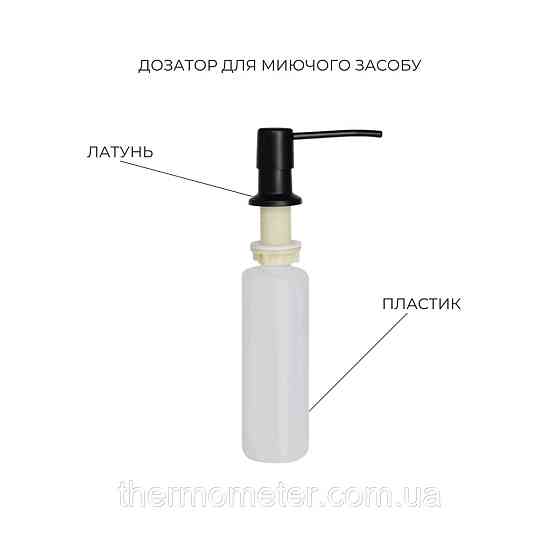 Комплект Lidz Handmade H5050HB Мойка для кухни интегрированная Decor Black PVD Honeycomb в комплекте с дозатором+Lidz LIDZK01B Киев
