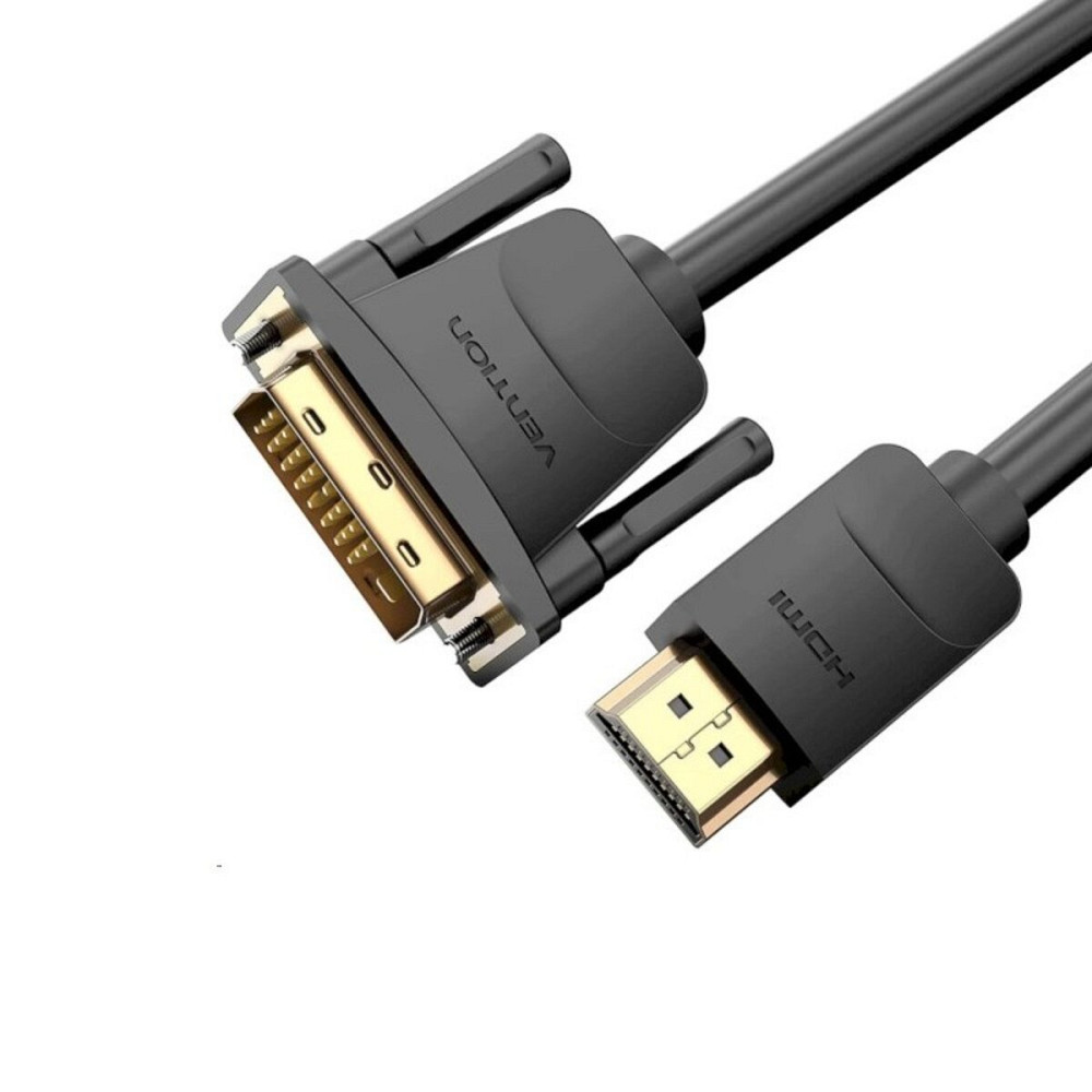 Кабель Vention HDMI to DVI Cable 1M Black (ABFBF) Киев - изображение 3