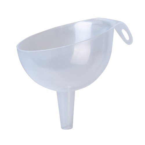 Воронка зливна мала пластик прозора Алеана Житомир - изображение 1