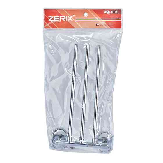 Тримач для рушника поворотний (3 планки) Zerix AFB-0113 (ZX5045) ( 30917 ) Харьков