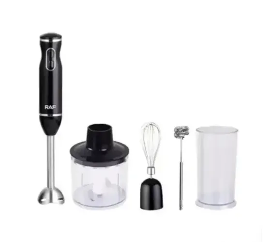 Ручной погружной блендер RAF R.314B с металлической ножкой 5в1 400 Вт Коломыя
