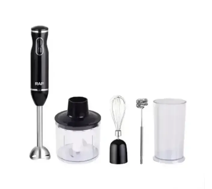 Ручной погружной блендер RAF R.314B с металлической ножкой 5в1 400 Вт Коломия - фото 2