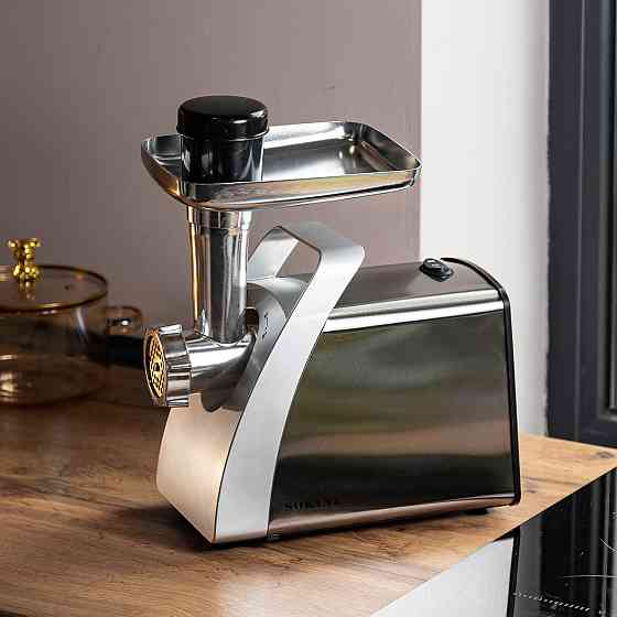 Електрична м'ясорубка Sokany 2400 Вт з нержавіючої сталі Київ