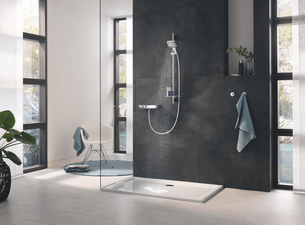 Душовий гарнітур зі штангою, 3 режими струменю Grohe Rainshower SmartActive   ( 26586000 ) 32335 Харьков - изображение 7