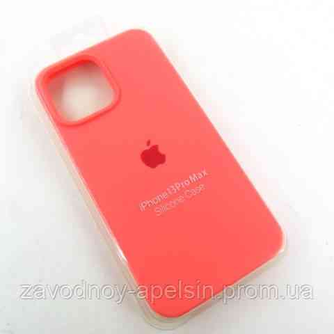 IPhone 13 Pro Max Чохол силіконовий Silicone Case (кораловий) Одеса