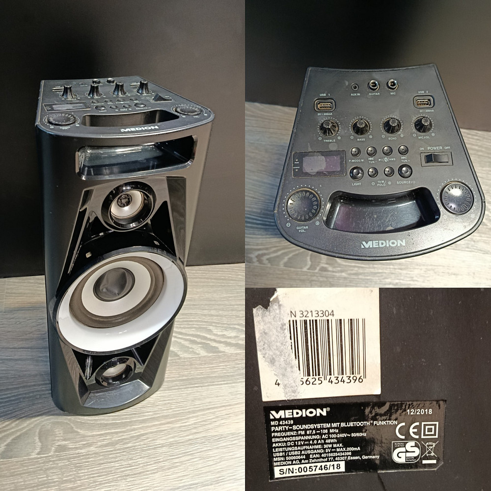 Акумуляторна Bluetooth колонка Medion MD 43439 (товар вживаний) Луцьк - фото 1