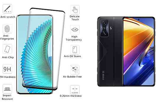 Захисне скло HyperGlass Pro для Poco F4, Poco F4 GT – максимальна чутливість та захист Київ