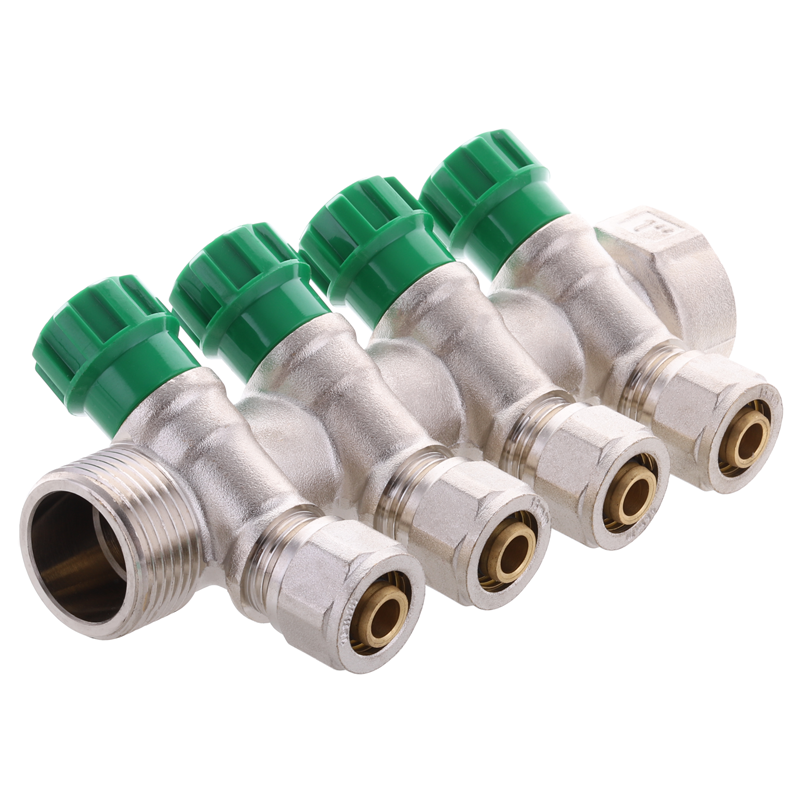 Коллектор вентильный с фитингом Koer KR.1124-4 1”x4 ways (KR2834) Киев - изображение 4