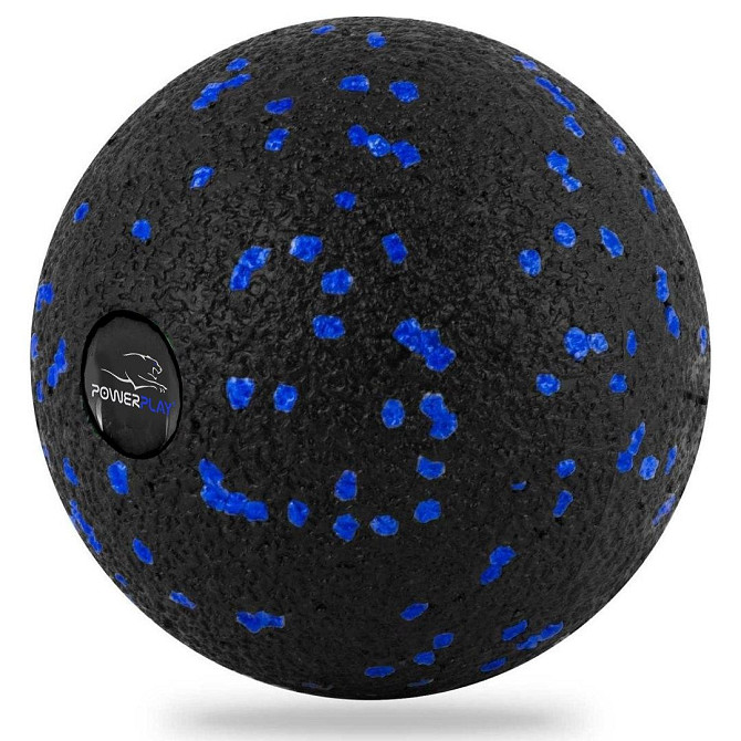 Массажний м'яч PowerPlay PP-4351 Epp Massage Ball (d10) Чорно/Синій Кам'янське - фото 2
