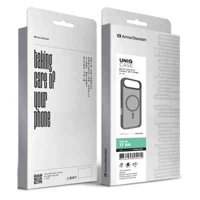 Чехол для мобильного телефона Armorstandart Uniq MagCase Apple iPhone 17 Air Titanium Grey (ARM86280) Винница