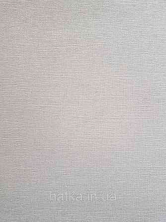 Шпалери метрові вінілові на флізеліні Sintra Structure однотонні під тканину смужки сіточкою білі молочні 460429 Київ