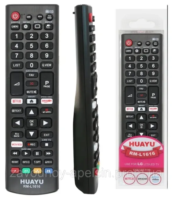 Пульт SMART TV LG RM-L1616 кнопки Netflix Amazon (універсальний) Одеса - фото 1