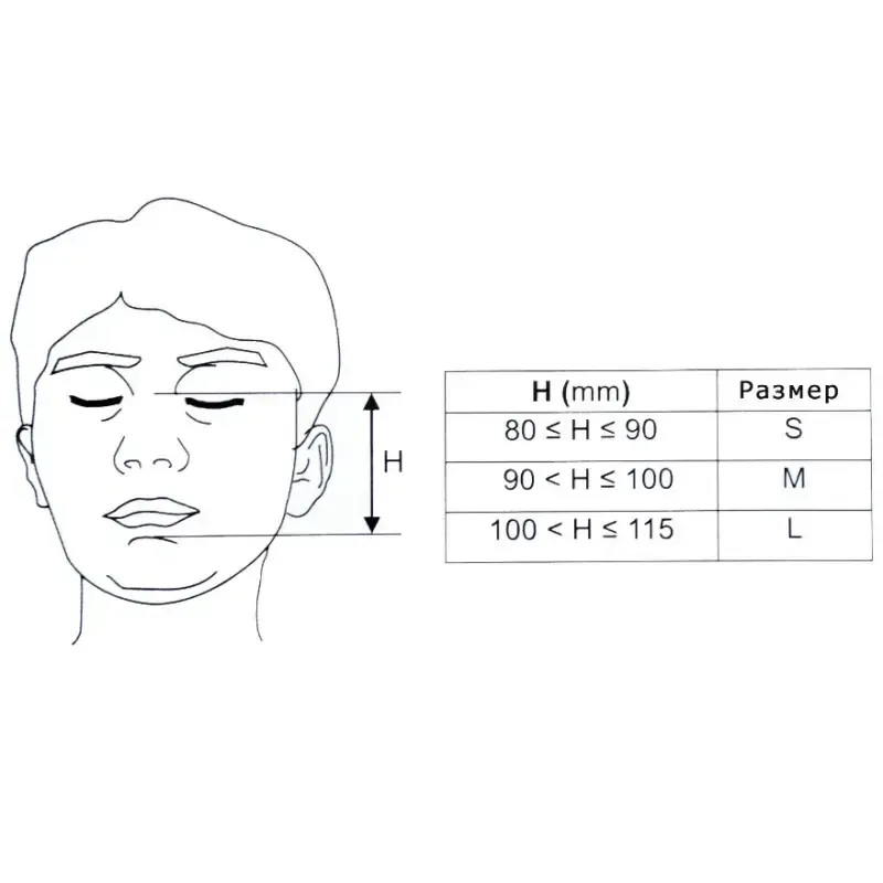 Орально-назальна силіконова маска для CPAP Sleepas з отвором для видиху (M) Дніпро - фото 4