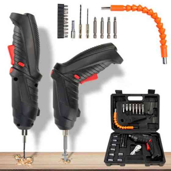 Шуруповерт з додатковими насадками, Бездротовий шуруповерт у кейсі на акумуляторі NX-27 Івано-Франківськ