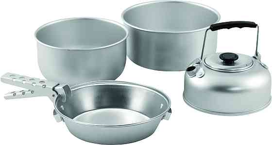 Набір туристичного посуду Easy Camp Adventure Cook Set L Silver (580039) Київ
