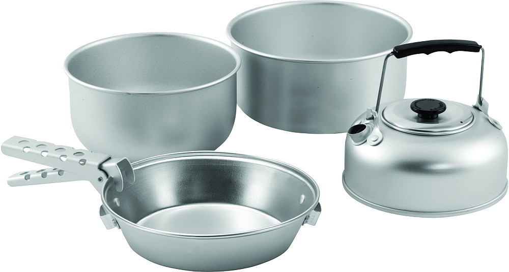 Набір туристичного посуду Easy Camp Adventure Cook Set L Silver (580039) Київ - фото 1