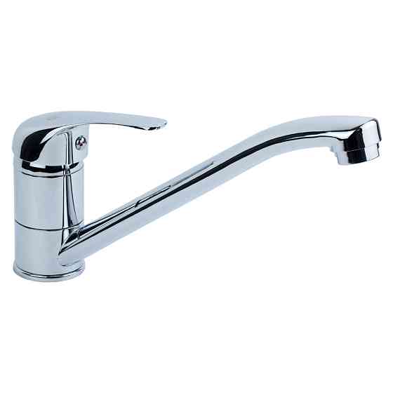 TAU Смеситель TN Ø35 для кухни гусак прямой 250мм на шпильке TAU TN-2B242C (9846110) Київ