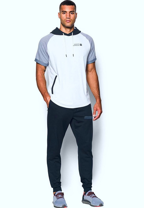 Мужские зимние спортивные брюки на манжете Under Armour UA Rival Fleece Joggers Киев - изображение 2