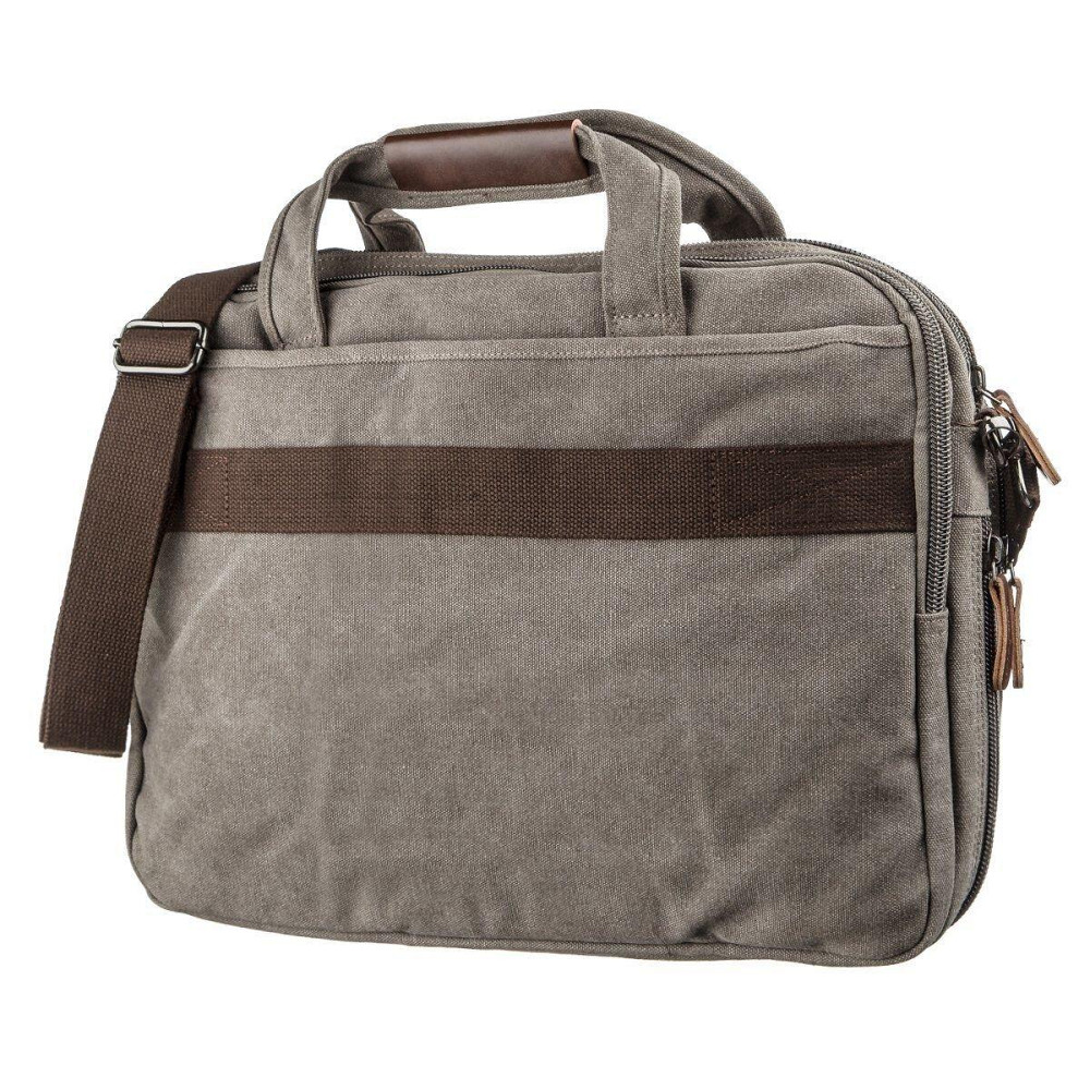 Сумка текстильна для ноутбука 15.6 Vintage 20087 Сіра Київ - фото 1