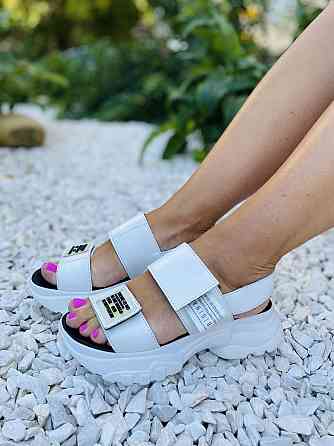 teona Босоніжки жіночі TEONA 127 білі (літо, шкіра натуральна) (4101) Коломия