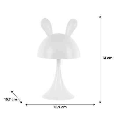 Ночник Kite Светильник LED с аккумулятором Simple Bunny, белый (K25-317-1-1) Винница
