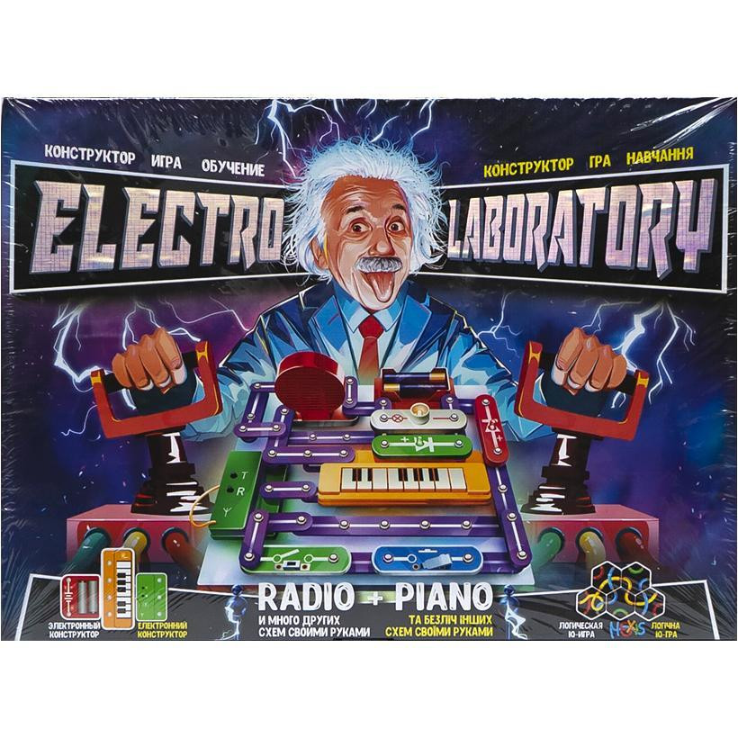 Електронний конструктор Danko Toys Electro Laboratory Radio-Piano на батареях (ELab-01-03) Чернігів - фото 1