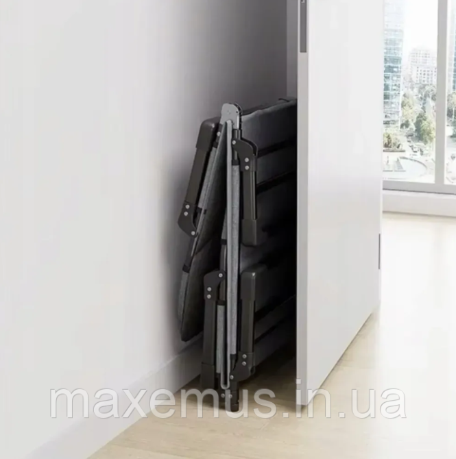 Раскладное кресло шезлонг кровать Bonro 200 см Садовый лежак пляжный шезлонг темно серый Мостиска - изображение 11