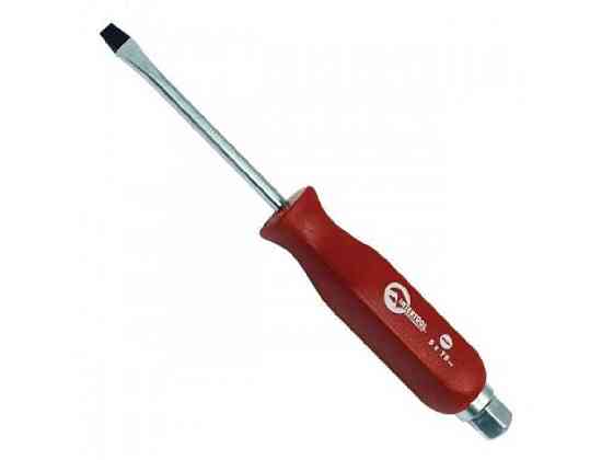 Отвертка шлицевая SL9*200 мм CrV HT-0485 ТМ INTERTOOL Solmir Киев