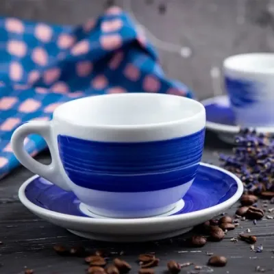 Чашка Ancap cappuccino large 260 мл, серія Verona Millecolori Blue (35127) Винница