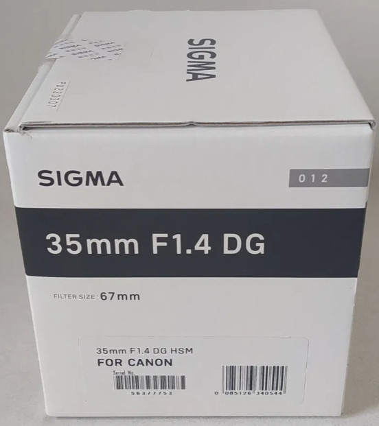 Объектив: Sigma AF - 35mm f/1.4 DG HSM Art (Canon) Харьков - изображение 2