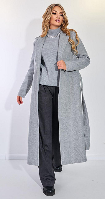 Кашемірове пальто з розрізами (46) Київ - фото 5