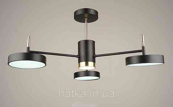 Потолочная люстра светодиодная Sirius B N4192/3 BK+FGD Киев